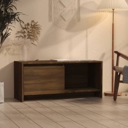 vidaXL Mobile Porta TV Rovere Marrone 90x35x40 cm in Truciolato