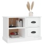 vidaXL Mobile Porta TV Bianco Lucido 73x35,5x47,5 cm Legno Multistrato vidaXL Mobile Porta TV Bianco Lucido 73x35,5x47,5 cm Legno Multistrato