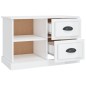vidaXL Mobile Porta TV Bianco Lucido 73x35,5x47,5 cm Legno Multistrato vidaXL Mobile Porta TV Bianco Lucido 73x35,5x47,5 cm Legno Multistrato