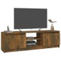 vidaXL Mobile TV Rovere Fumo 120x30x35,5 cm in Legno Multistrato vidaXL Mobile TV Rovere Fumo 120x30x35,5 cm in Legno Multistrato
