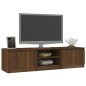 vidaXL Mobile TV Rovere Marrone 140x40x35,5 cm in Legno Multistrato vidaXL Mobile TV Rovere Marrone 140x40x35,5 cm in Legno Multistrato