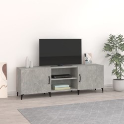 vidaXL Mobile Porta TV Grigio Cemento 150x30x50cm in Legno Multistrato