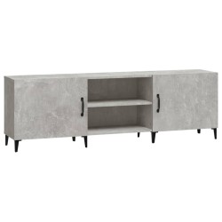 vidaXL Mobile Porta TV Grigio Cemento 150x30x50cm in Legno Multistrato