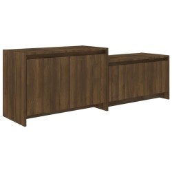 vidaXL Mobile TV Rovere Marrone 146,5x35x50 cm in Truciolato