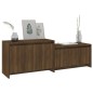 vidaXL Mobile TV Rovere Marrone 146,5x35x50 cm in Truciolato vidaXL Mobile TV Rovere Marrone 146,5x35x50 cm in Truciolato
