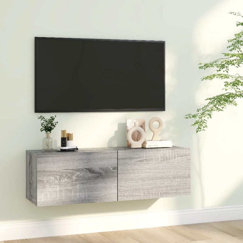 vidaXL Libreria Grigio Sonoma 100x30x30 cm in Legno Ingegnerizzato vidaXL Libreria Grigio Sonoma 100x30x30 cm in Legno Ingegnerizzato