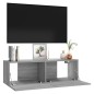 vidaXL Libreria Grigio Sonoma 100x30x30 cm in Legno Ingegnerizzato vidaXL Libreria Grigio Sonoma 100x30x30 cm in Legno Ingegnerizzato