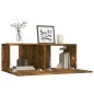 vidaXL Mobile TV Rovere Fumo 80x30x30 cm in Legno Multistrato vidaXL Mobile TV Rovere Fumo 80x30x30 cm in Legno Multistrato