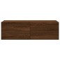 vidaXL Mobile TV Muro Rovere Marrone 100x30x30cm Legno Ingegnerizzato vidaXL Mobile TV Muro Rovere Marrone 100x30x30cm Legno Ingegnerizzato
