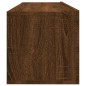 vidaXL Mobile TV Muro Rovere Marrone 100x30x30cm Legno Ingegnerizzato vidaXL Mobile TV Muro Rovere Marrone 100x30x30cm Legno Ingegnerizzato