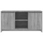 vidaXL Mobile Porta TV Grigio Sonoma 102x37,5x52,5 cm in Truciolato