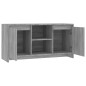 vidaXL Mobile Porta TV Grigio Sonoma 102x37,5x52,5 cm in Truciolato