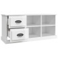 vidaXL Mobile Porta TV Bianco Lucido 102x35,5x47,5cm Legno Multistrato vidaXL Mobile Porta TV Bianco Lucido 102x35,5x47,5cm Legno Multistrato