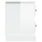 vidaXL Mobile Porta TV Bianco Lucido 102x35,5x47,5cm Legno Multistrato vidaXL Mobile Porta TV Bianco Lucido 102x35,5x47,5cm Legno Multistrato