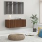 vidaXL Mobile TV Rovere Marrone 80x30x30 cm in Legno Multistrato vidaXL Mobile TV Rovere Marrone 80x30x30 cm in Legno Multistrato