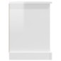 vidaXL Mobile Porta TV Bianco Lucido 99,5x35,5x48 cm Legno Multistrato vidaXL Mobile Porta TV Bianco Lucido 99,5x35,5x48 cm Legno Multistrato