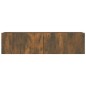 vidaXL Mobile TV a Parete Rovere Fumo 120x30x30cm Legno Ingegnerizzato vidaXL Mobile TV a Parete Rovere Fumo 120x30x30cm Legno Ingegnerizzato