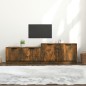 vidaXL Mobile TV Rovere Fumo 158,5x36x45 cm in Legno Multistrato vidaXL Mobile TV Rovere Fumo 158,5x36x45 cm in Legno Multistrato