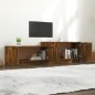 vidaXL Mobile TV Rovere Fumo 158,5x36x45 cm in Legno Multistrato vidaXL Mobile TV Rovere Fumo 158,5x36x45 cm in Legno Multistrato