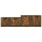 vidaXL Mobile TV Rovere Fumo 158,5x36x45 cm in Legno Multistrato vidaXL Mobile TV Rovere Fumo 158,5x36x45 cm in Legno Multistrato