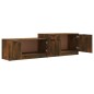 vidaXL Mobile TV Rovere Fumo 158,5x36x45 cm in Legno Multistrato vidaXL Mobile TV Rovere Fumo 158,5x36x45 cm in Legno Multistrato