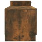 vidaXL Mobile TV Rovere Fumo 158,5x36x45 cm in Legno Multistrato vidaXL Mobile TV Rovere Fumo 158,5x36x45 cm in Legno Multistrato