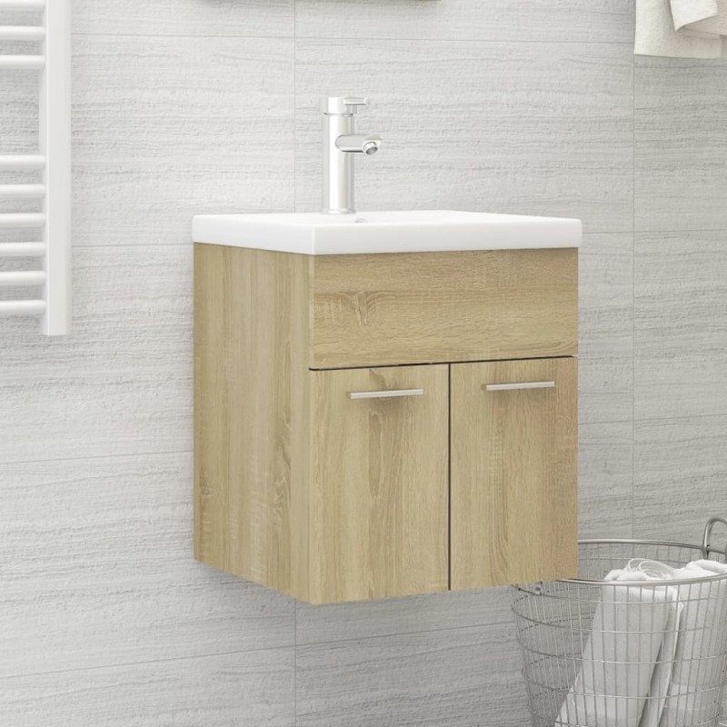 Mobile Sottolavabo Rovere Sonoma 41x38,5x46 cm in Truciolato Mobile Sottolavabo Rovere Sonoma 41x38,5x46 cm in Truciolato