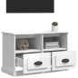 vidaXL Mobile Porta TV Bianco Lucido 80x35x50 cm in Legno Multistrato vidaXL Mobile Porta TV Bianco Lucido 80x35x50 cm in Legno Multistrato