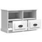 vidaXL Mobile Porta TV Bianco Lucido 80x35x50 cm in Legno Multistrato vidaXL Mobile Porta TV Bianco Lucido 80x35x50 cm in Legno Multistrato