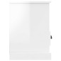vidaXL Mobile Porta TV Bianco Lucido 80x35x50 cm in Legno Multistrato vidaXL Mobile Porta TV Bianco Lucido 80x35x50 cm in Legno Multistrato
