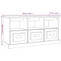 vidaXL Mobile Porta TV Bianco Lucido 100x35x50 cm in Legno Multistrato vidaXL Mobile Porta TV Bianco Lucido 100x35x50 cm in Legno Multistrato