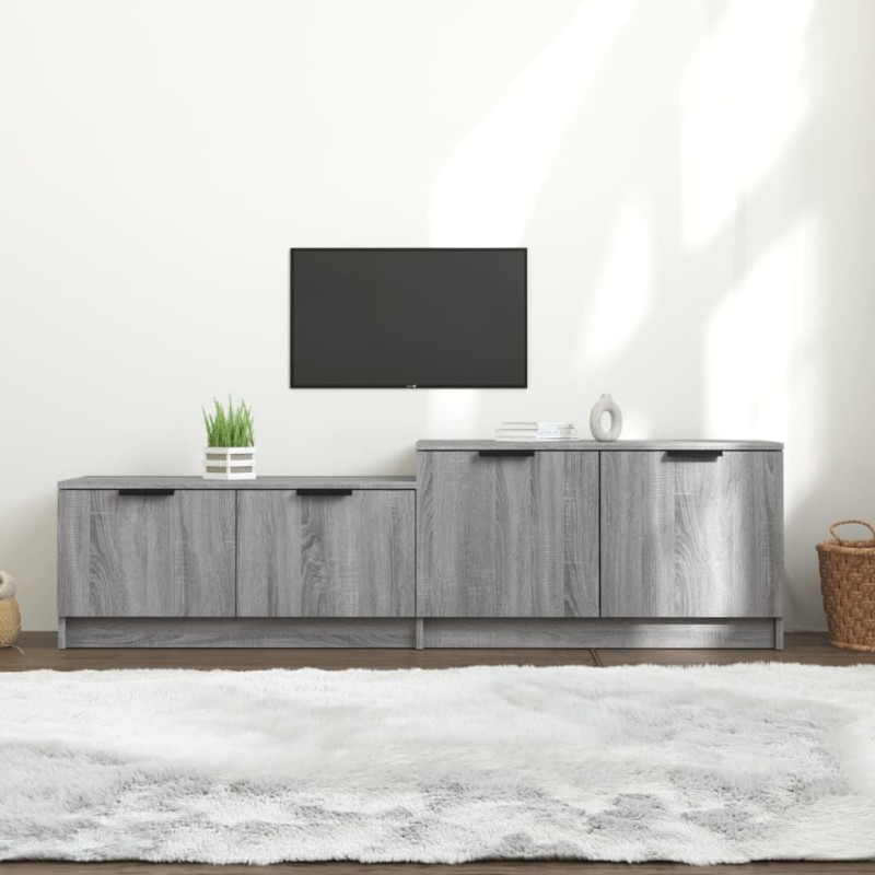 vidaXL Mobile TV Grigio Sonoma 158,5x36x45 cm in Legno Multistrato vidaXL Mobile TV Grigio Sonoma 158,5x36x45 cm in Legno Multistrato