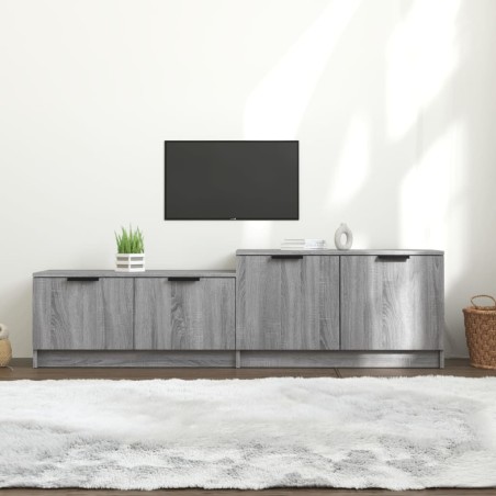 vidaXL Mobile TV Grigio Sonoma 158,5x36x45 cm in Legno Multistrato