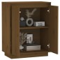 Credenza Marrone Miele 60x34x75 cm in Legno Massello di Pino