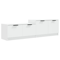 vidaXL Mobile Porta TV Bianco 158,5x36x45 cm in Legno Multistrato