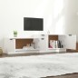 vidaXL Mobile Porta TV Bianco 158,5x36x45 cm in Legno Multistrato vidaXL Mobile Porta TV Bianco 158,5x36x45 cm in Legno Multistrato