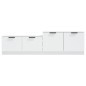 vidaXL Mobile Porta TV Bianco 158,5x36x45 cm in Legno Multistrato vidaXL Mobile Porta TV Bianco 158,5x36x45 cm in Legno Multistrato