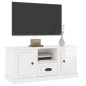 vidaXL Mobile Porta TV Bianco Lucido 100x35,5x45 cm Legno Multistrato vidaXL Mobile Porta TV Bianco Lucido 100x35,5x45 cm Legno Multistrato