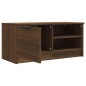 vidaXL Mobile TV Rovere Marrone 80x35x36,5 cm in Legno Multistrato vidaXL Mobile TV Rovere Marrone 80x35x36,5 cm in Legno Multistrato