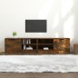 vidaXL Mobili TV 2 pz Rovere Fumo 80x35x36,5 cm in Legno Multistrato vidaXL Mobili TV 2 pz Rovere Fumo 80x35x36,5 cm in Legno Multistrato