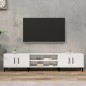 vidaXL Mobile Porta TV Bianco Lucido 180x31,5x40 cm Legno Multistrato vidaXL Mobile Porta TV Bianco Lucido 180x31,5x40 cm Legno Multistrato
