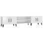 vidaXL Mobile Porta TV Bianco Lucido 180x31,5x40 cm Legno Multistrato vidaXL Mobile Porta TV Bianco Lucido 180x31,5x40 cm Legno Multistrato