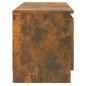 vidaXL Mobile Porta TV con Luci LED Rovere Fumo 120x30x35,5 cm vidaXL Mobile Porta TV con Luci LED Rovere Fumo 120x30x35,5 cm