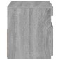 vidaXL Mobile Porta TV con Luci LED Grigio Sonoma 60x35x40 cm vidaXL Mobile Porta TV con Luci LED Grigio Sonoma 60x35x40 cm