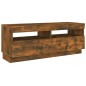 vidaXL Mobile Porta TV con Luci LED Rovere Fumo 100x35x40 cm vidaXL Mobile Porta TV con Luci LED Rovere Fumo 100x35x40 cm