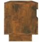 vidaXL Mobile Porta TV con Luci LED Rovere Fumo 100x35x40 cm vidaXL Mobile Porta TV con Luci LED Rovere Fumo 100x35x40 cm