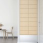 Pannelli Murali 12 pz Crema 60x30 cm in Tessuto 2,16 m² Pannelli Murali 12 pz Crema 60x30 cm in Tessuto 2,16 m²