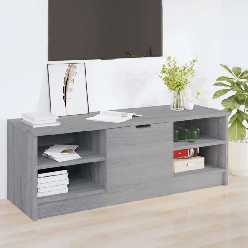 vidaXL Mobile TV Grigio Sonoma 102x35,5x36,5 cm in Legno Multistrato vidaXL Mobile TV Grigio Sonoma 102x35,5x36,5 cm in Legno Multistrato