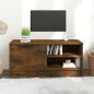 vidaXL Mobile TV Rovere Fumo 80x35x36,5 cm in Legno Multistrato vidaXL Mobile TV Rovere Fumo 80x35x36,5 cm in Legno Multistrato
