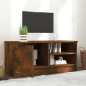 vidaXL Mobile TV Rovere Fumo 80x35x36,5 cm in Legno Multistrato vidaXL Mobile TV Rovere Fumo 80x35x36,5 cm in Legno Multistrato